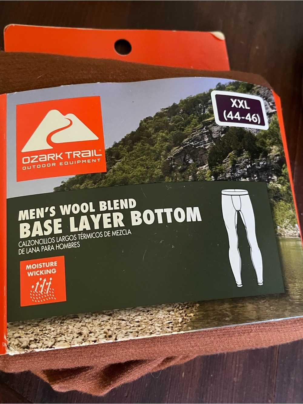 Ozark Trail Thermal Base Layer Bottom - Rust Brown